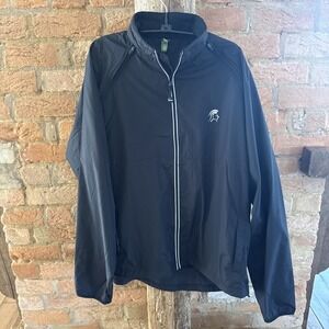 Abacus Mens Gary Player Collection Jacket XL Black Golf Windbreaker